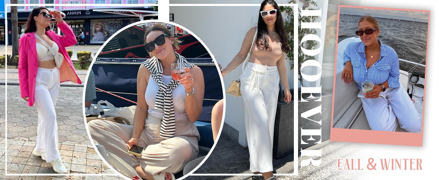 2026-2027-Women's High Waisted Wide Leg Linen Pants Casual Button Up Cotton Trousers for Summer Loose Comfy Beach Pants 2026-2027-Women's High Waisted Wide Leg Linen Pants Casual Button Up Cotton Trousers for Summer Loose Comfy Beach Pants