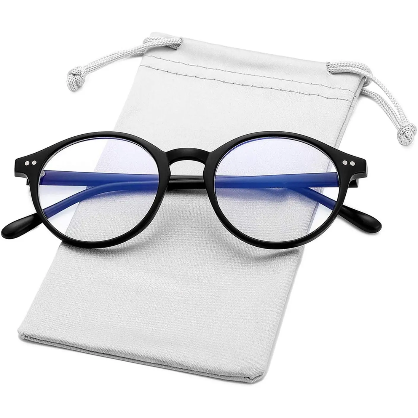 Blue Light Glasses for Men Women,  Round Frame  Eyeglasses