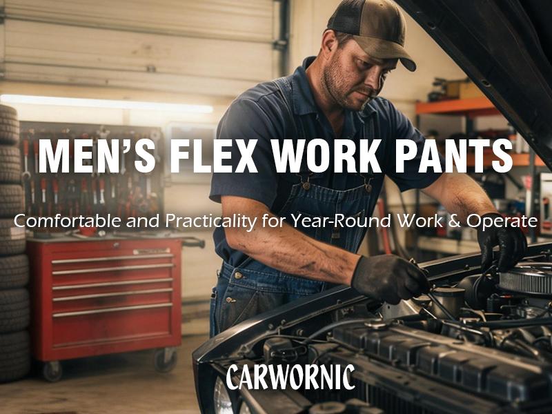 CARWORNIC Men's Stretch Ripstop Tactical Pants 12 Pockets Water-Resistant Flex EDC Utility Work Cargo Pants Lightweight Outdoor Hiking Pants