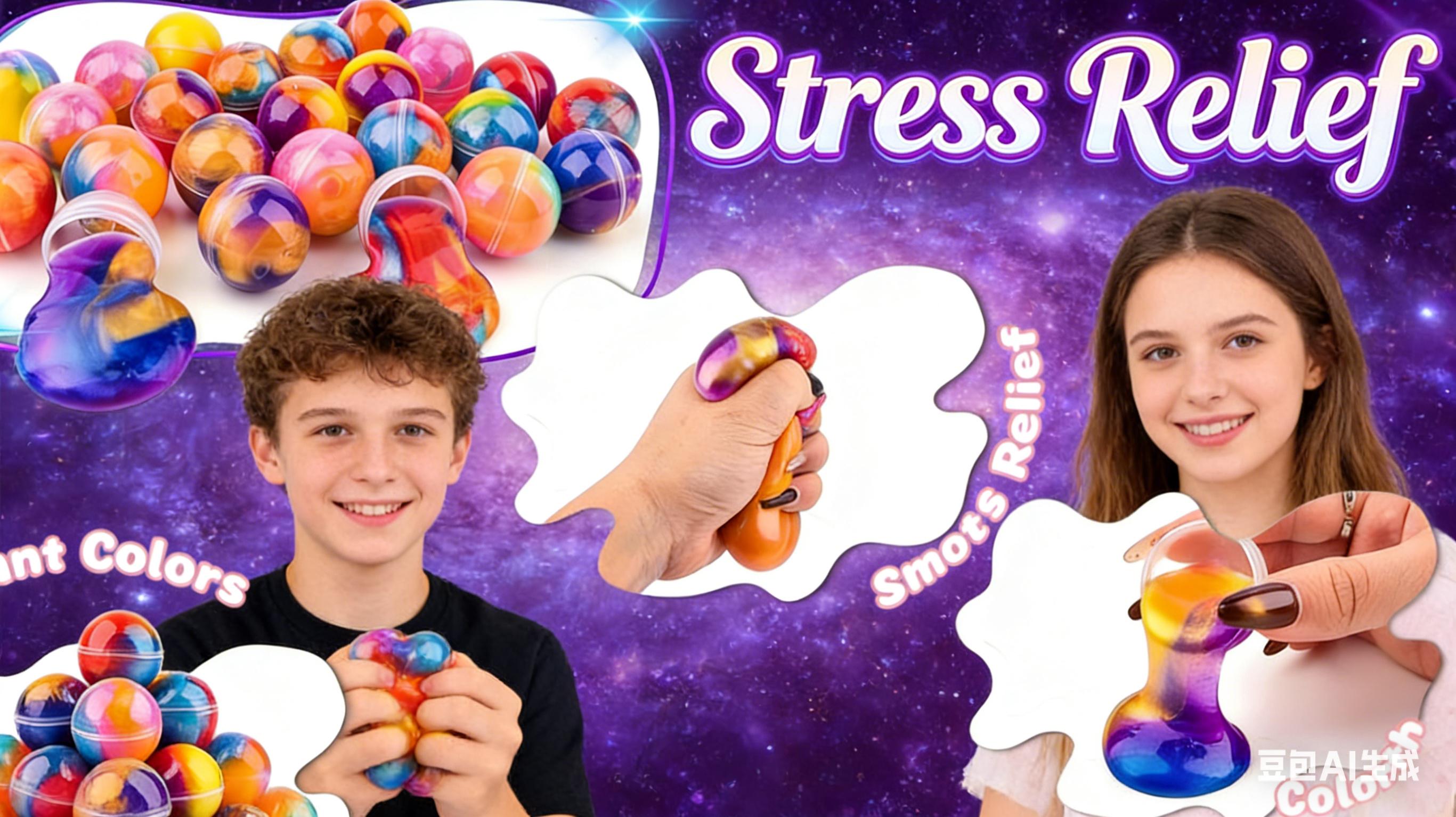 28 Pack Galaxy Slime Eggs Easter Basket Stuffers Easter Eggs Toys for Kids Boys Girls Non-Sticky Stress Relief Fidget Toys Easter Gifts for Classroom Exchange Slime Egg Ball Party Favors