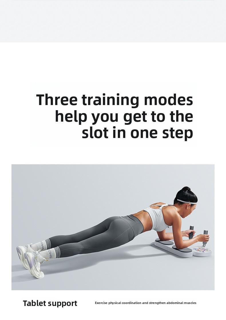 Advanced 3-in-1 Full-Body Training Platform — Improve Form, Next-Level Total Body Strength Board — Designed for Cleaner Push-Ups, Stronger Planks, and Versatile Resistance Band Training in One Compact System!