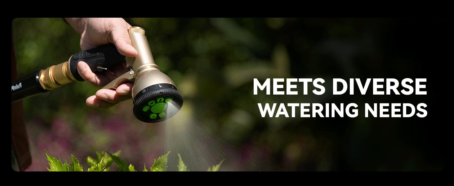 Garden Hose Quick Connectors, Heavy Duty Solid Brass 3/4 Inch GHT, Universal Leak-Proof Fittings for Easy Water Hose Connection (2 Sets)