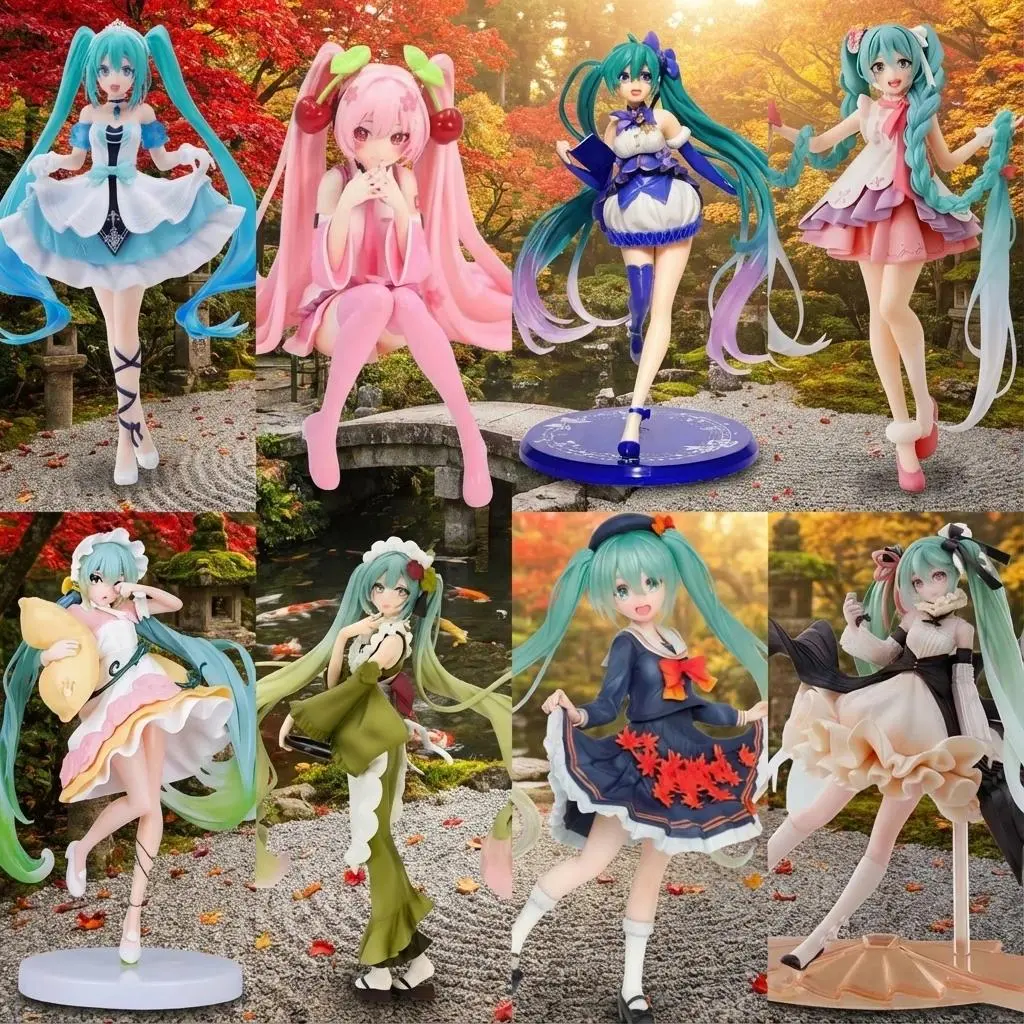 Hatsune Miku Cutecore PVC Anime Action Figure, Collectible Doll Statue, Desktop Decoration Gift for Otaku Fans (Toys & Hobbies), Collectible Figurines, Figurine Collectibles
