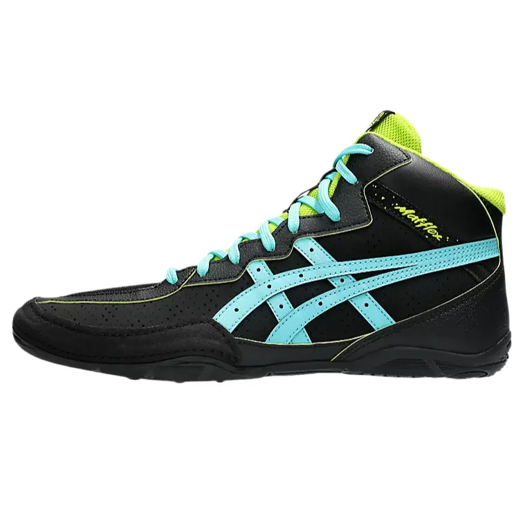 ASICS Matflex 8 Synthetic Leather Color Block Simple Round Toe Breathable Mid-Top Training Shoes 1081A068-002