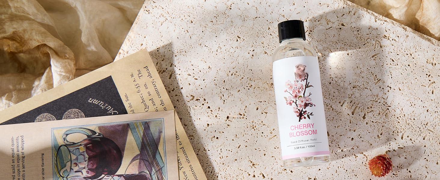 Reed Diffuser Oil Refill/Clean Linen/3.38oz(100ml/1 Pack/Scented Oil Refill for Reed Diffuser Home Fragrance for Bedroom, Bathroom Office Home Decor