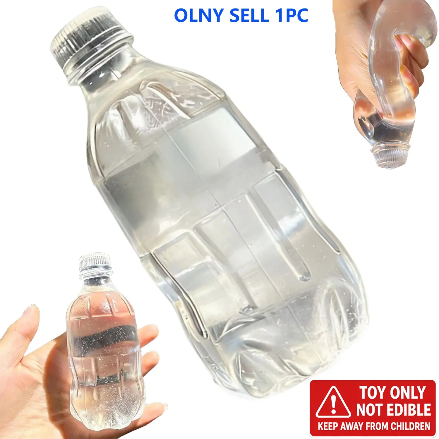 Mineral water bottle squeezing toy maltose filling soft mineral water bottle slow rebound decompression toy venting toy