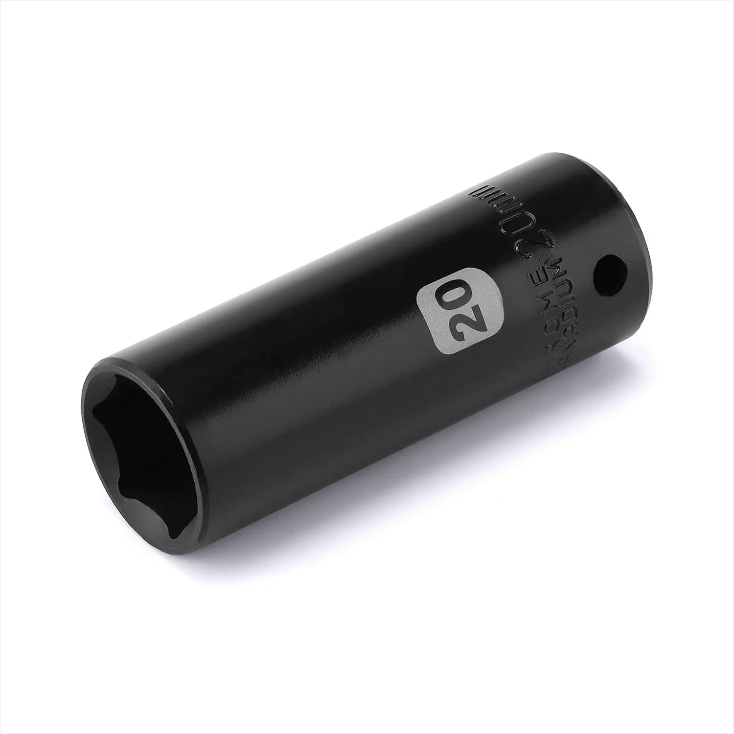 1/2-Inch Drive Deep  Socket - 20mm, Metric, CR-V, Deep, 1/2"Dr. 6 Point Socket