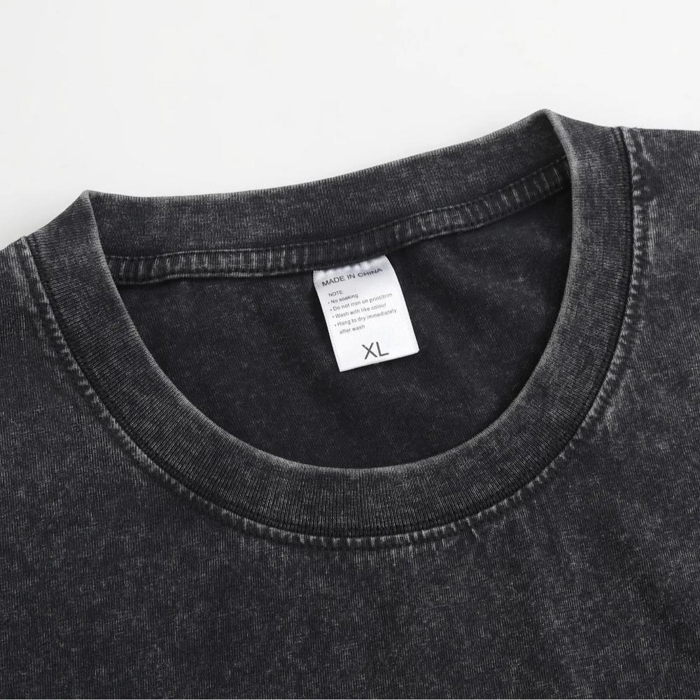 Retro Heavy Gojo Satoru Red Technique Ver.3 THE HONORED ONE Jujutsu Kaisen Anime Double Printed Vintage Washed Tee Unisex Oversize Anime Manga Washed Heavyweight Cotton T-shirt