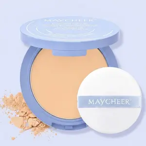 MAYCHEER Flawless Soft-Focus Setting Powder – 24-hour oil control, waterproof, sweat-proof, matte finish, 10g, all-day wear, makeup essential for setting and touch-ups.