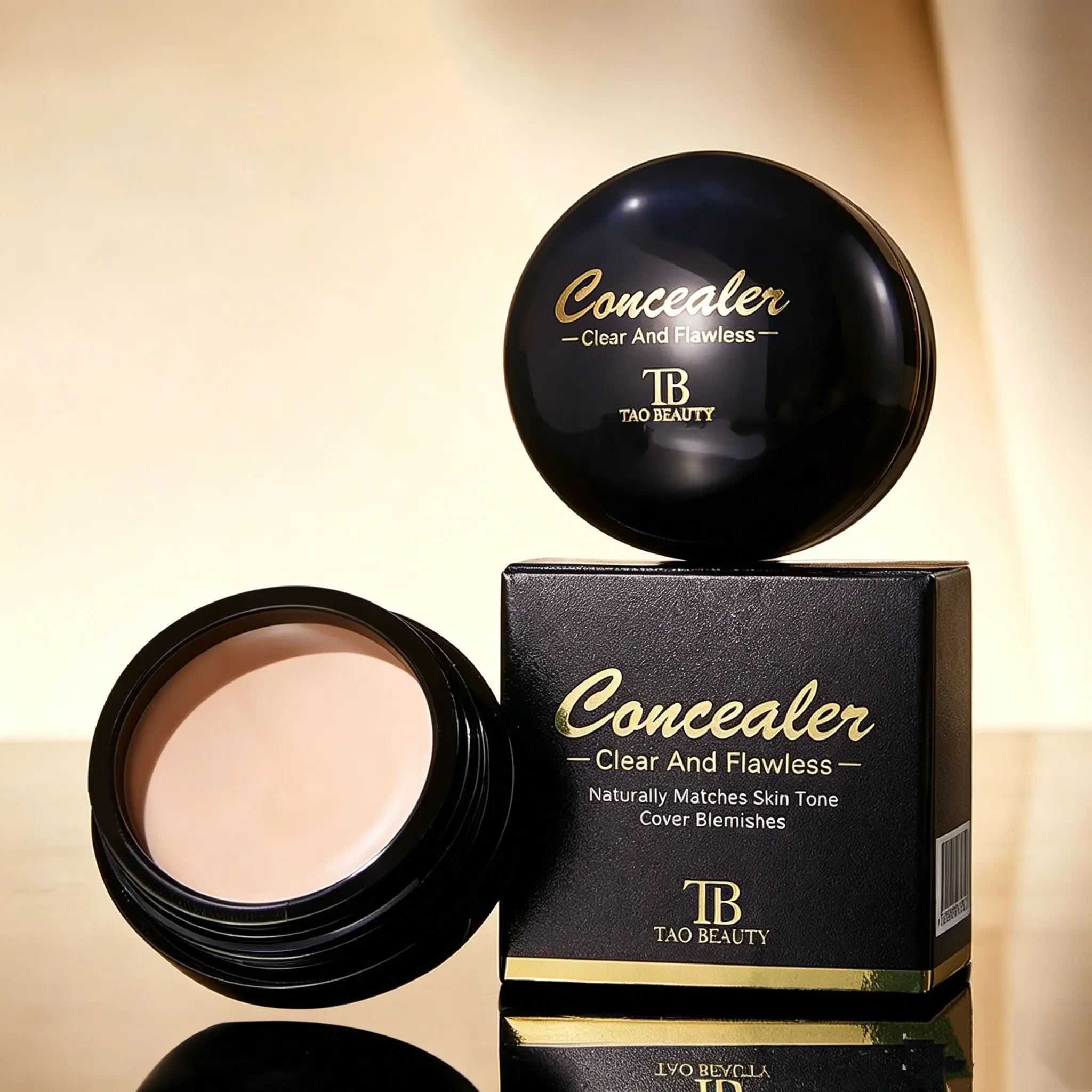 Full Coverage Waterproof Concealer Cream, concealer and foundation, Soft Matte Texture, Long Lasting Daily Makeup, Gentle Mild Foundation for Women Girls, Flawless Concealer, Super Coverage Concealer