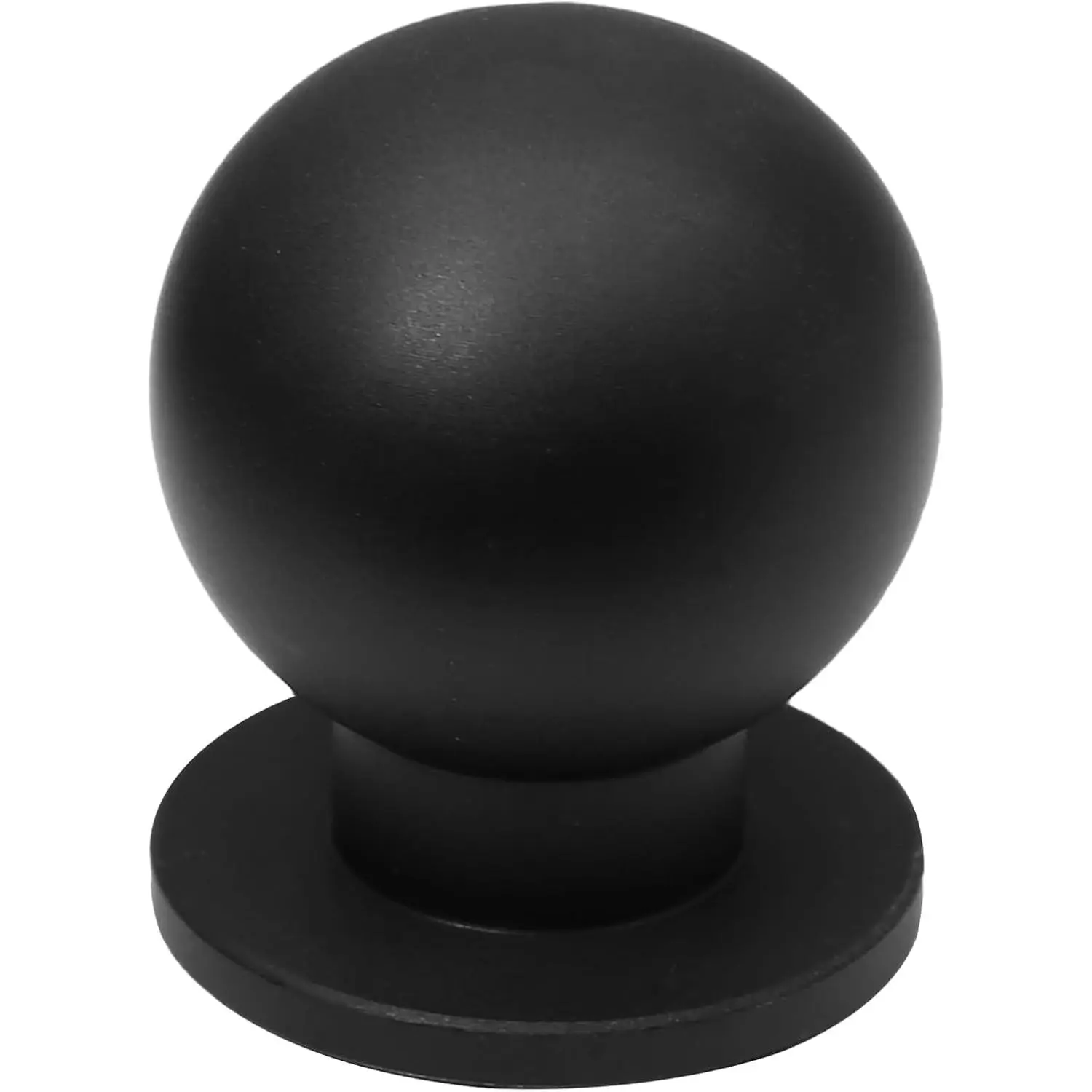 4 Pack Mini Round Solid Brass Knobs, , 5/9 Inch