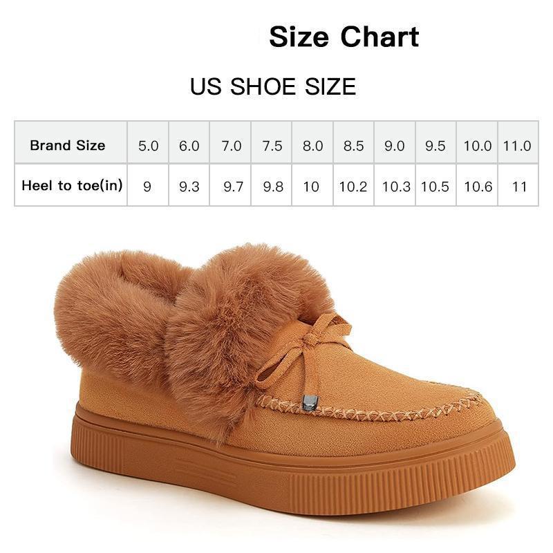 Danedvi Faux Fur Women's Platform Warm Moccasin Slippers Slip On Loafer with Anti-Slip Feature, Soft and Comfortable Snow Boots for Winter Danedvi Faux Fur Women's Platform Warm Moccasin Slippers Slip On Loafer with Anti-Slip Feature, Soft and Comfortable Snow Boots for Winter