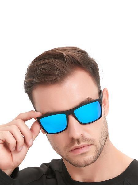 4-Packs Fashion Retro Plaid Square Sunglasses, UV400 Protection, Silver Frames, Casual All-Season Style for Men and Women