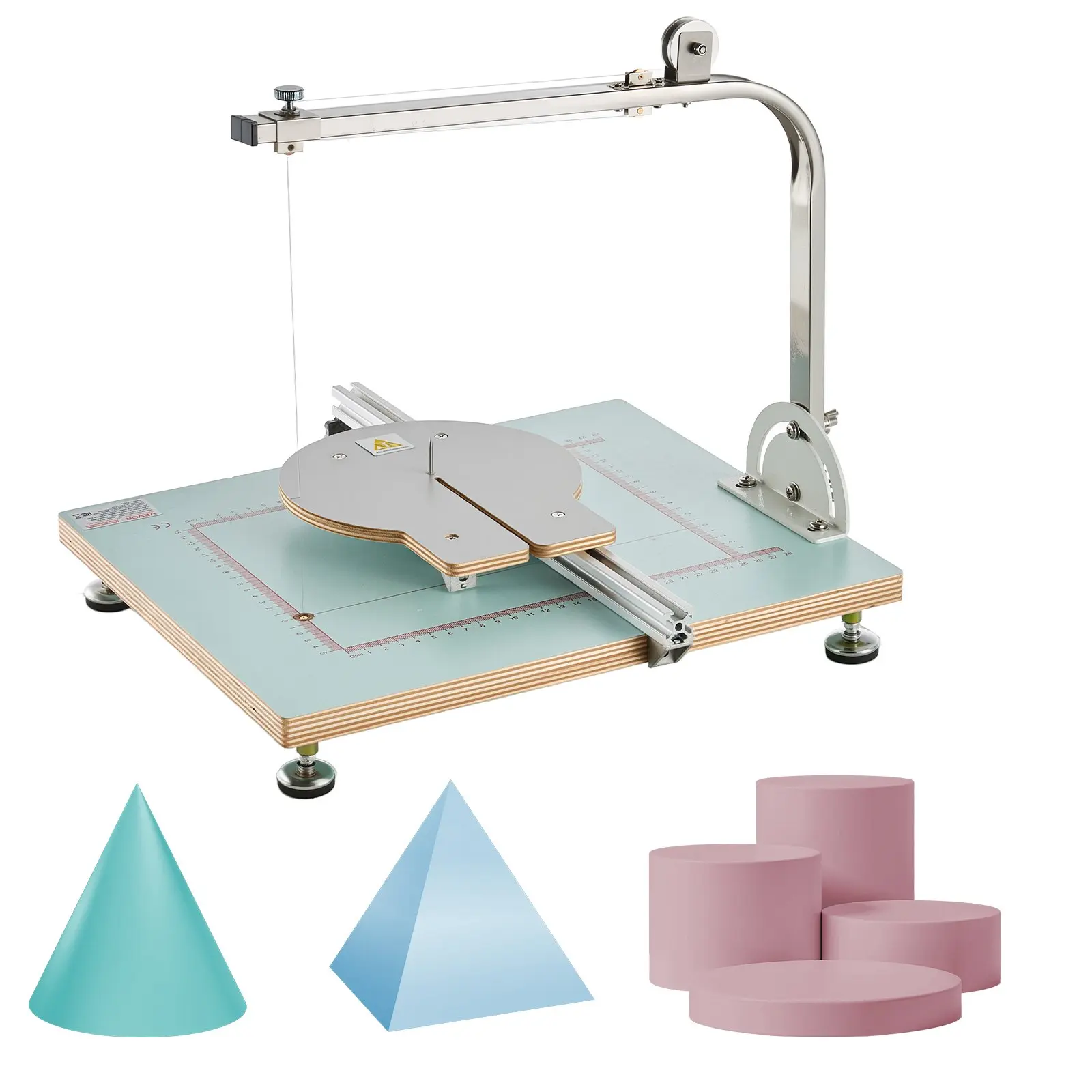 VEVOR Hot Wire Foam Cutter, 58W Electric Styrofoam Cutter with Variable Temperature Control, Portable Tabletop Cutting Tool with 10.24" Max.Cutting Thickness for Foam, KT Board, Low-Density Sponge