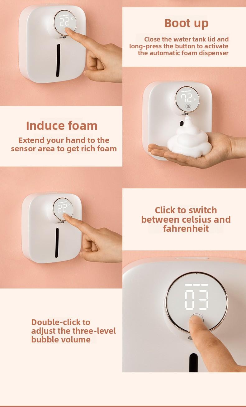 Automatic hand sanitizer machine, intelligent sensor hand sanitizer dispenser, household wall-mounted soap dispenser, foam hand washing machine