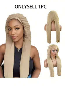 Soft Breathable Long Hair Sleep Cap, Smooth Comfort Design, Suitable for Braided Hairstyles, Improves Night Sleep Quality