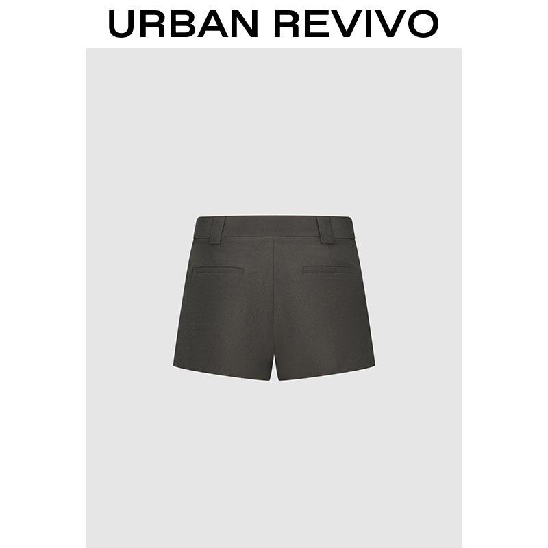 URBAN REVIVO Shorts UWG650040 Casual Outfit 2025 Women Clothing Girl Elegant Fashion Trendy and Versatile OOTD Womenswear Bottom URBAN REVIVO Shorts UWG650040 Casual Outfit 2025 Women Clothing Girl Elegant Fashion Trendy and Versatile OOTD Womenswear Bottom