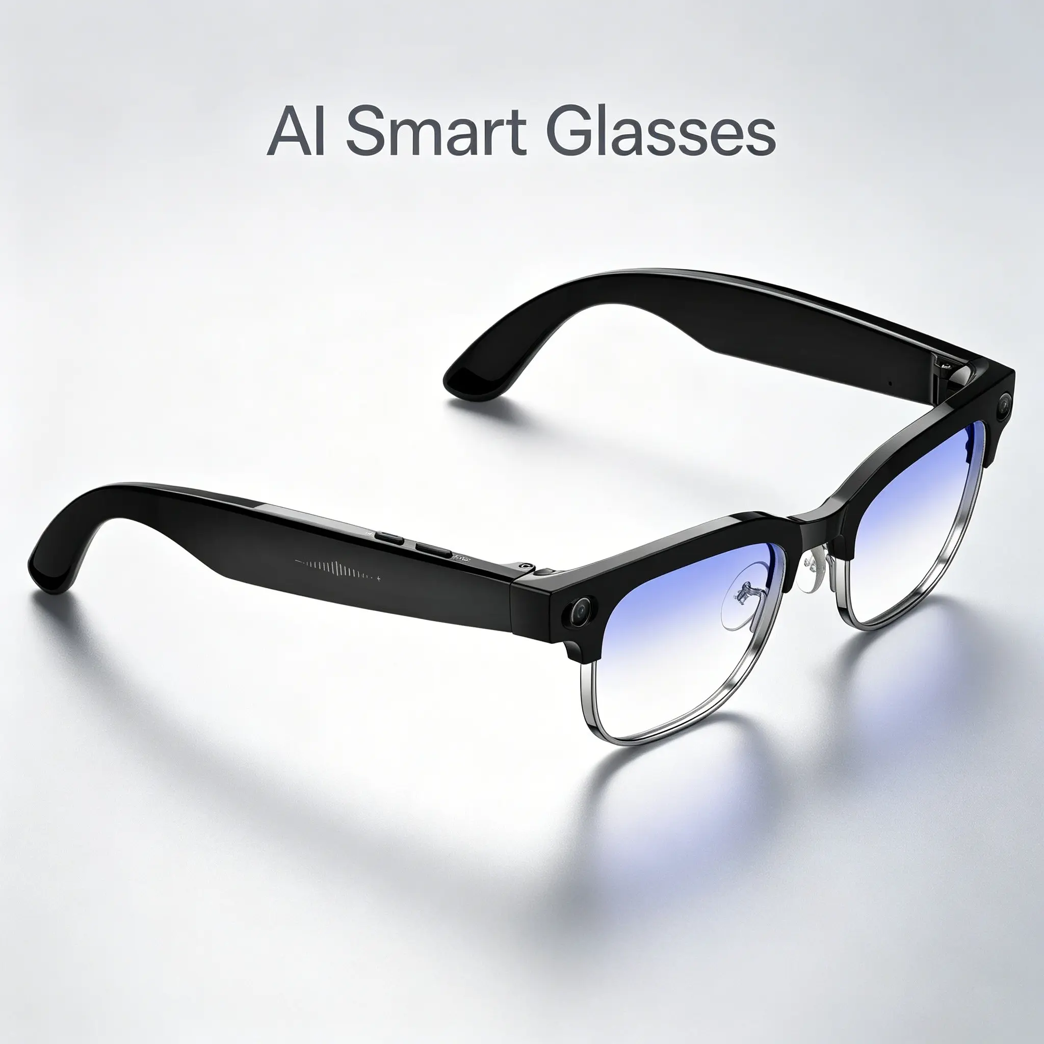 New High Definition Camera Smart Glasses, Ai Features, Video Recording, Voice Assistant, Translation, Bluetooth-compatible Calling