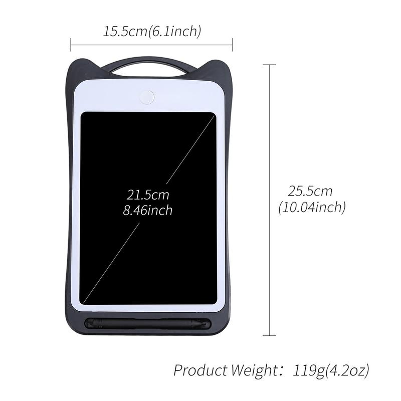 Cartoon Multi-Purpose Erase Board, Math Calculation Practice, LCD Writing Tablet, Kids Travel Game Activity, Reusable Dust-Free Inkless One-Click Erase