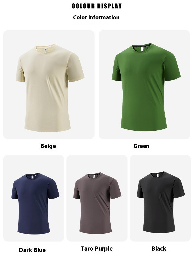 Mens Tshirts - Luxury Crew Neck T Shirts for Men Premium Soft Mens Tshirts Plain Dress Tee Shirts Men Menswear Top Streetwear Midi Beige Crewneck Shortsleeve Tropical soccer jersey barcelona jersey