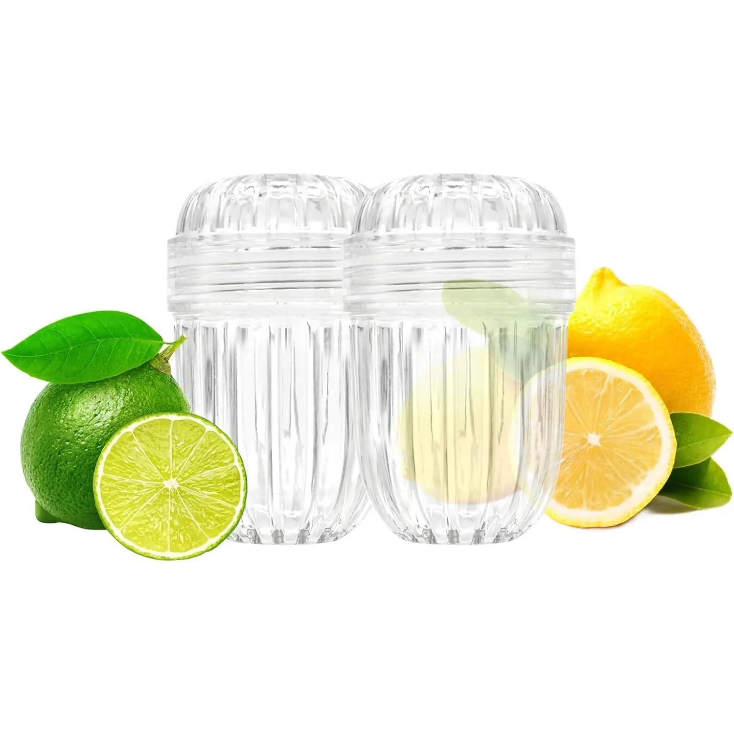 2-Pack Fruit Infuser Inserts for Wide Mouth Water Bottles, Leak-Proof Herb & Tea Strainer, BPA-Free Reusable Diffuser Compatible with 32-40oz Tumblers (Ice Cube Compatible)