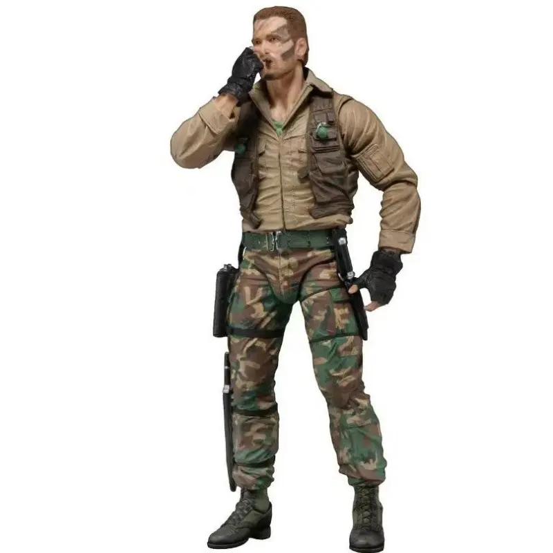 Neca Iron Man 30th Anniversary P1 Original Anodach Colonel Jungle Hunter Collectible Model, Desktop Decor, Halloween Gift, Christmas Present