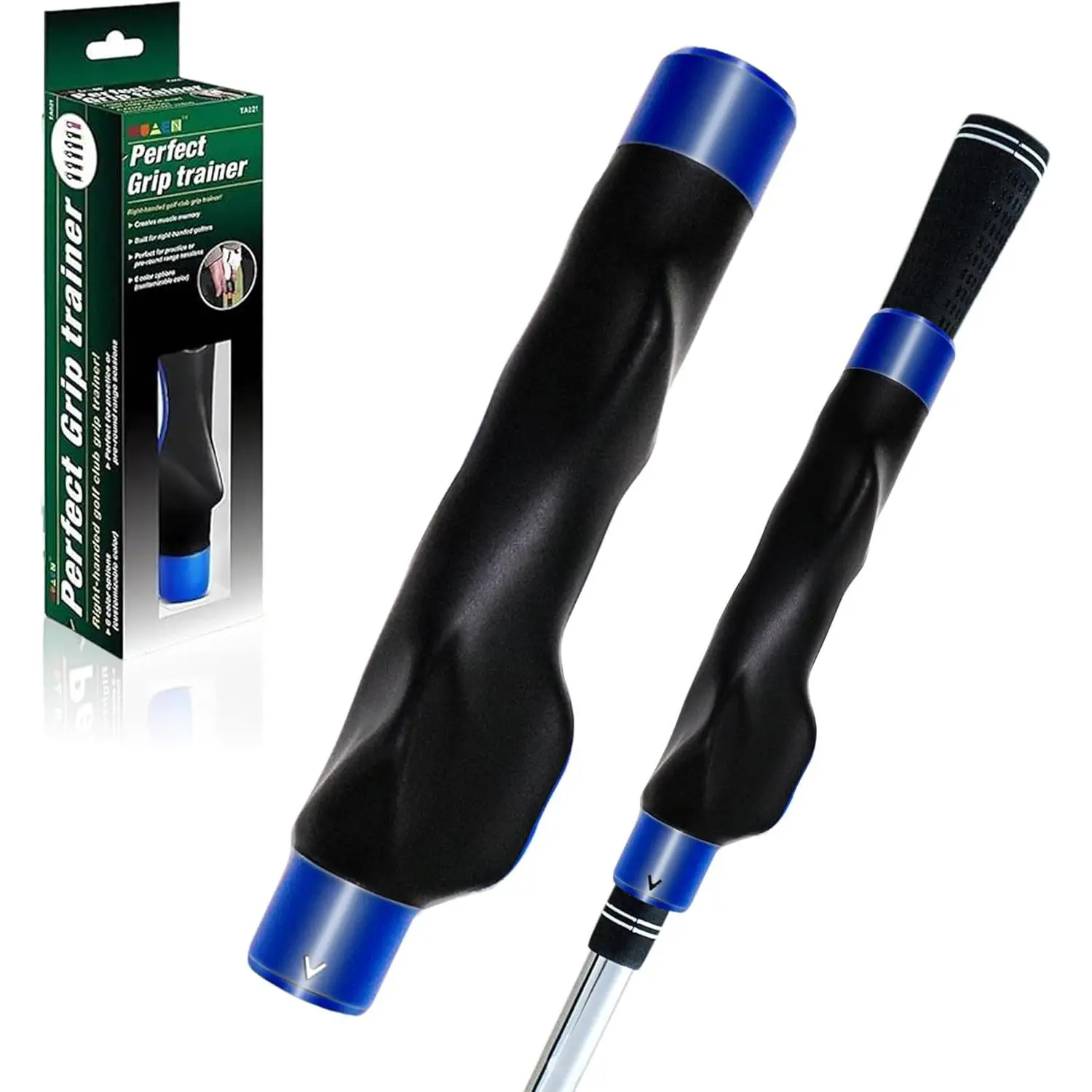 Golf Grip Trainer, Golf Training Aid, Golf Club Grips, Grip Trainer Golf Club to Help train Correct Hand Position