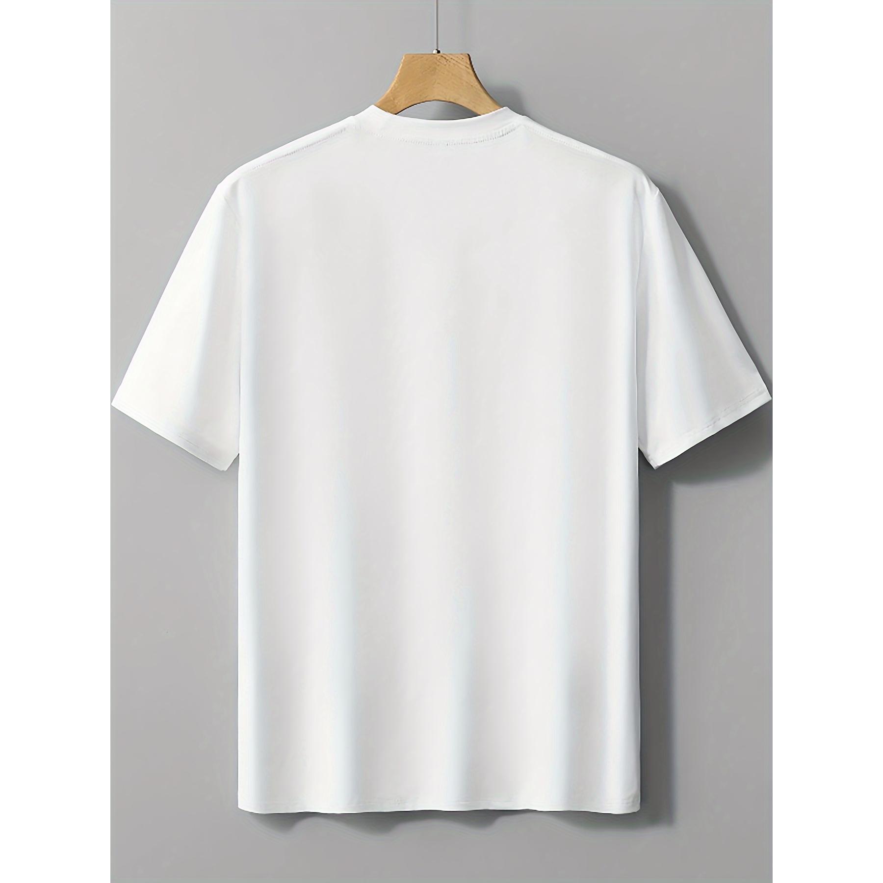 Men'S Casual Crew Neck T-Shirt with "FUTURE" Print, Short Sleeve, Knit Fabric, Slight Stretch, Regular Fit, Summer Top - Black Men'S Casual Crew Neck T-Shirt with "FUTURE" Print, Short Sleeve, Knit Fabric, Slight Stretch, Regular Fit, Summer Top - Black