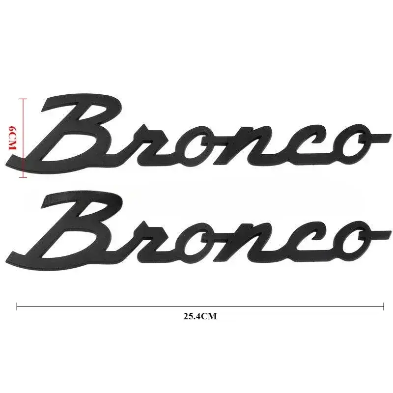 3D Bronco Sport Fender Emblems | Premium Metal Decals for 2021-2023 Models | Enhance Your Ride's Style