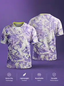 Korean Men's Short Sleeve Sport T-Shirt, Breathable Mesh Quick-Dry, Lightweight High-Performance Fabric, Ideal for Running, Gym, Outdoor Activities