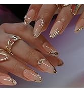 Red Press on Nails Short - Square Fake Nails with Leopard Print Design - French Tip False Nails Press ons - for Women Christmas Manicure 24Pcs