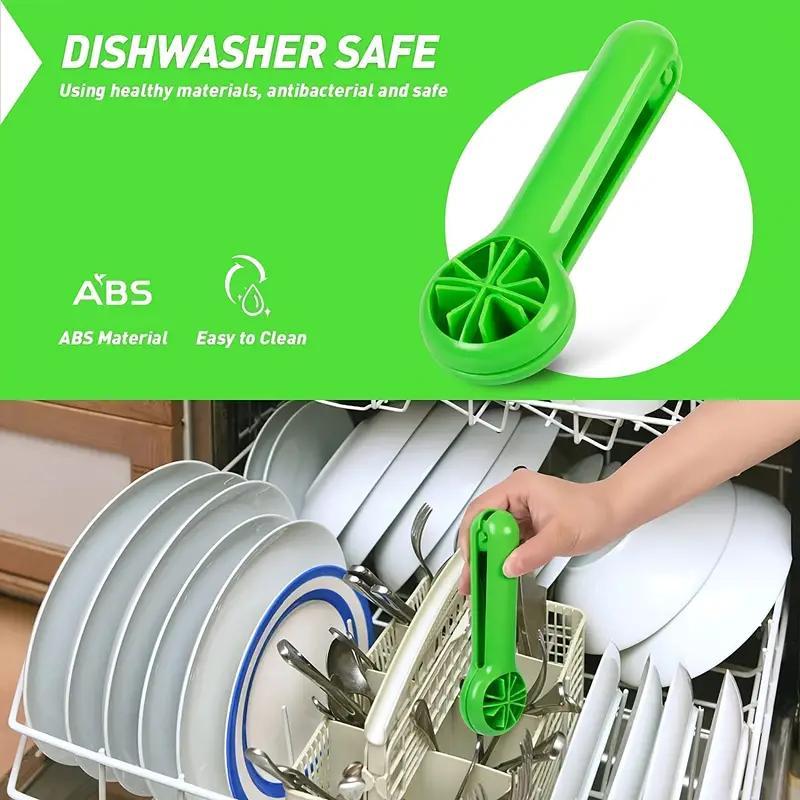 Handheld Strawberry Slicer, 1 Count Green Portable Grape Cutting Slicer, Grape Cutter, Manual Fruit Cutter for Home Kitchen Outdoor Camping Picnic, Kitchen Gadgets, Vegetable Fruit Cutter, Durable Vegetable Slicer