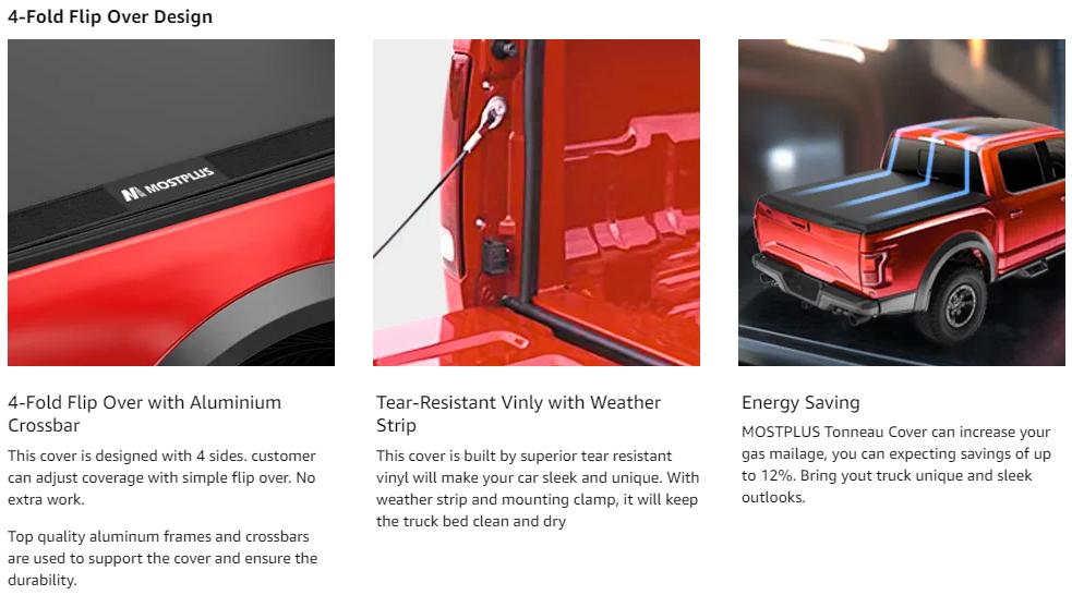 For 2002-2026 Dodge Ram 1500 2500 3500 Inclu. Classic & New Body Fleetside Soft Folding Tonneau Cover Truck Bed Cover without RamBox For 2002-2026 Dodge Ram 1500 2500 3500 Inclu. Classic & New Body Fleetside Soft Folding Tonneau Cover Truck Bed Cover without RamBox