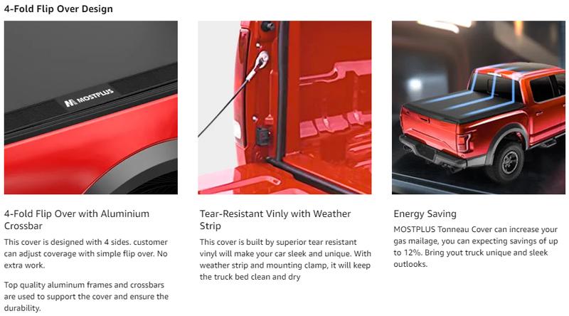 For 2002-2026 Dodge Ram 1500 2500 3500 Inclu. Classic & New Body Fleetside Soft Folding Tonneau Cover Truck Bed Cover without RamBox