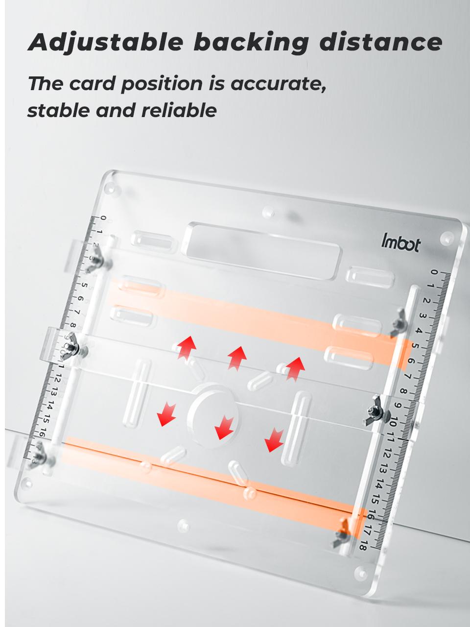 IMBOT Cutting Machine Transparent Base Plate 0.8cm Acrylic Material with High-definition Scale Durable And Wear-Resistant Cutting Machine And Circular Saw Accessories
