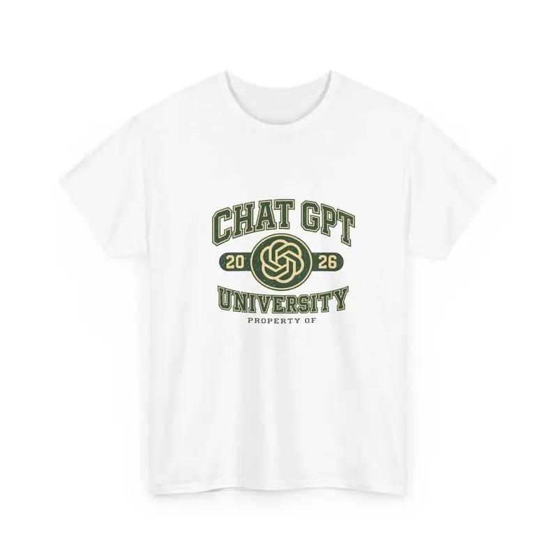 [Free shipping ]Chat Uni T-shirt