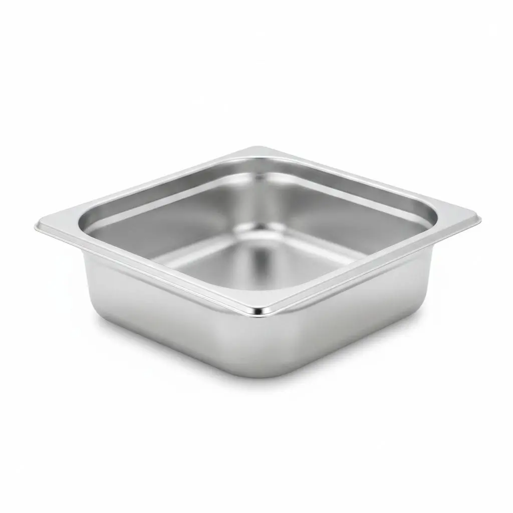 2-Piece Stainless Steel Baking Sheets Set, Heavy-Duty Commercial Grade Bakeware – Stackable, Durable, Food-Safe, Non-Toxic, Rust & Corrosion Resistant, Dishwasher-Safe Baking Trays for Easy-Clean Kitchen Use, Baking Tray