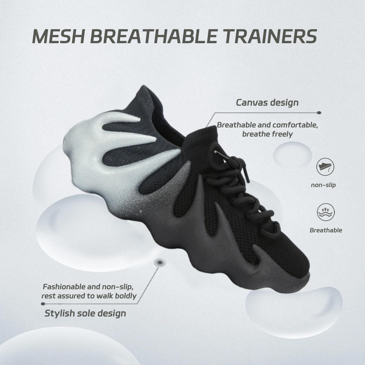 Men's & Women's Fashion Running Shoes Breathable Mesh Lightweight Comfortable Athletic Sneakers for Running Jogging Gym Tennis Versatile Sporty Style