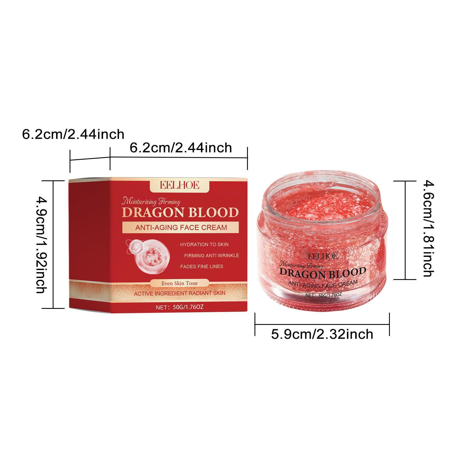 Dragon's Blood Moisturizing Facial Massage Cream, Firming Cream, Face Tightening Cream, 2 Counts/set Hydrating Face Cream, Face Lotion for Women & Men, Skin Care Product