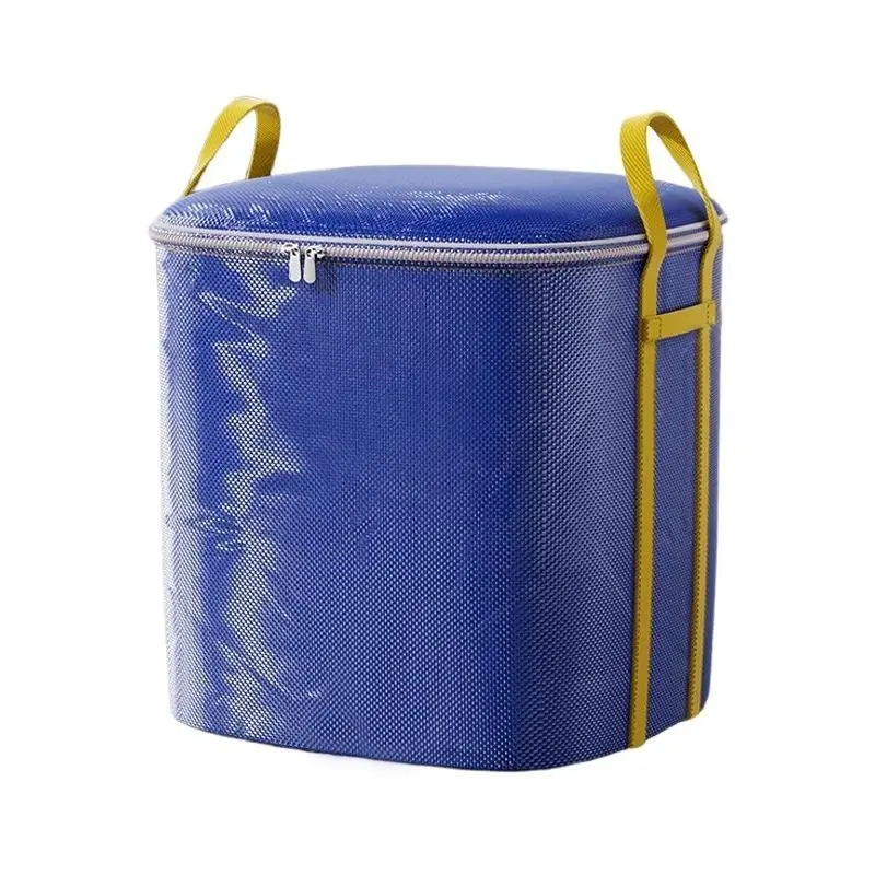 2-Pack Heavy-Duty Large Moving Bags, Durable Pe Material, Secure Handles and Zippers, Ideal for College Packing, Holiday Decor, Space-Saving Storage