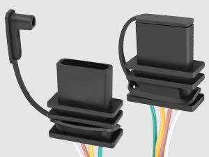 Nilight 4 Pin Trailer Wiring Harness Kit 56478 Vehicle Standard 4 Way Connector Custom for 2014 2015 2016 2017 2018 2019 2020 2021 2022 2023 2024 Ram ProMaster 1500 2500 3500 Simple Fit Tow Hitch