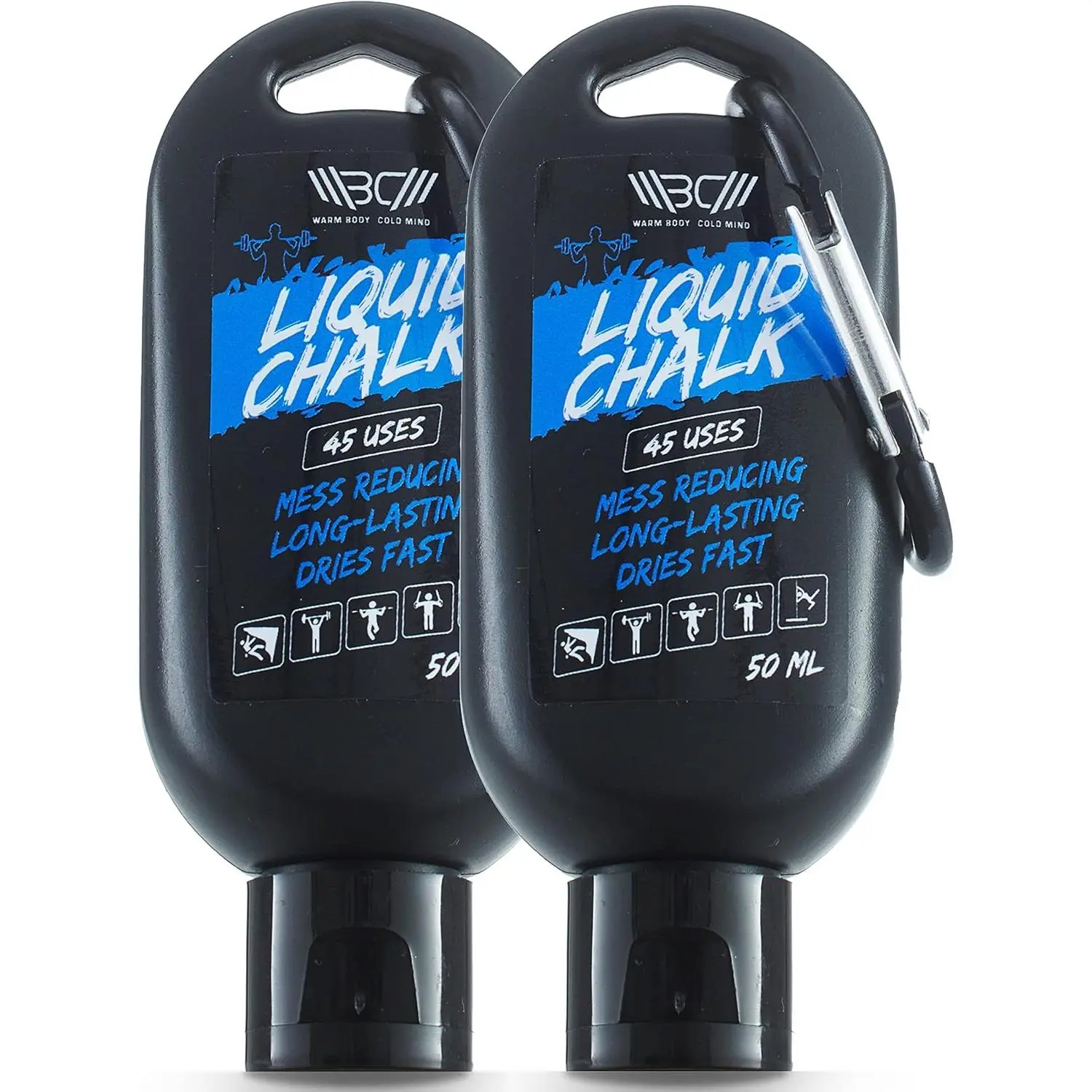 Mess Free Liquid Chalk - Gym Chalk for Weightlifting, Gymnastics, Climbing, Powerlifting - Sports Chalk - Hand Grip Chalk