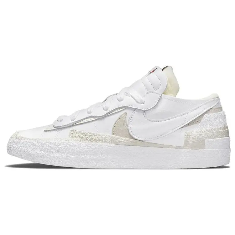 sacai x Nike Blazer Low 'White Patent' DM6443-100