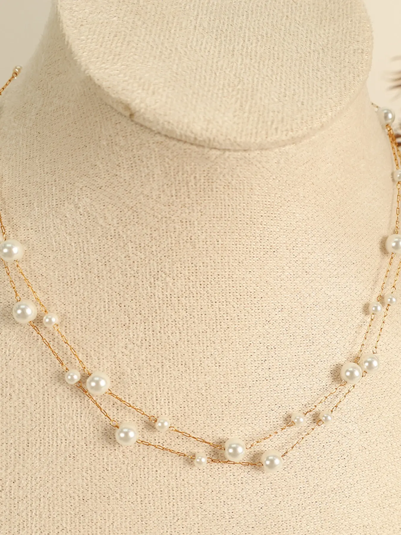 Luxury Multi-Layer Pearl Necklace, Heart Y-Shaped Tassel, Baroque Irregular Pearl Collar Chain, Elegant Layered Jewelry