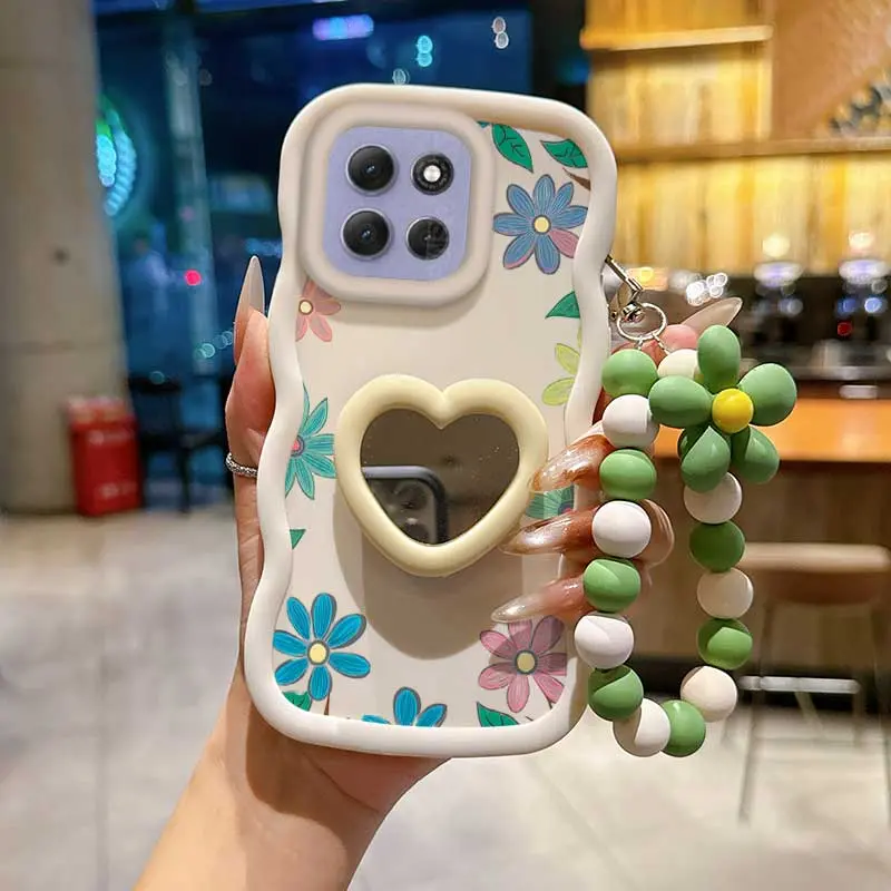 3pcs(Colorful flowers phone Case+Lanyard+Stand) For Moto G86/G71s/G60/G84/G60S/G64/G100/G57 Power/G75/G82/E30/E13/E14/E22s/E40/G45/G53/G54/G54 Power/G55/G56/G20/G22/G24/G30/G32/G34/G35/G14/G15 For Moto Edge 40 Neo/Edge 60Fusion/Edge60Pro/Edge60S Cover