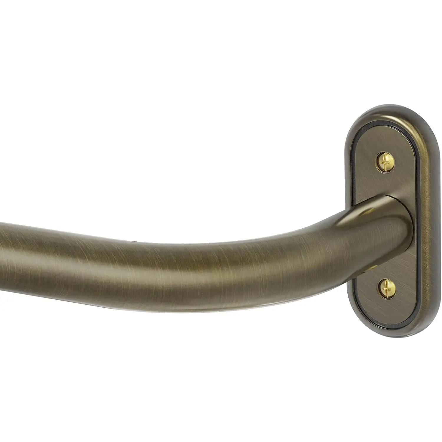 Wrap Around Blackout Curtain Rods, 36-152 Inch, Antique Bronze |   Heavy Duty 1 Inch Adjustable Extra Long Rod, Aluminum Brackets, All Metal, Heat Insulation Light Blocking, Easy to Install