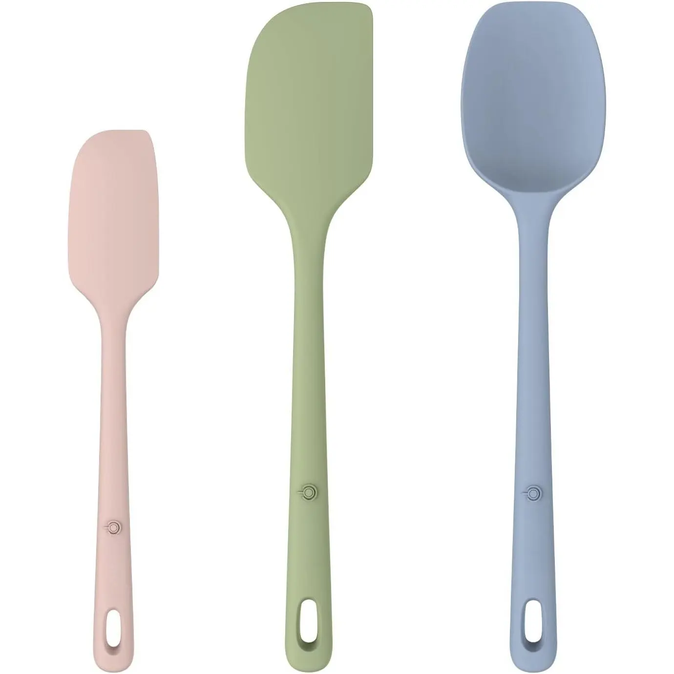 3 count  Spatula Set,  Grade Rubber Spatula, Upgrade  Handle with  Grip, Heat Resistant for Nonstick Cookware, Cooking