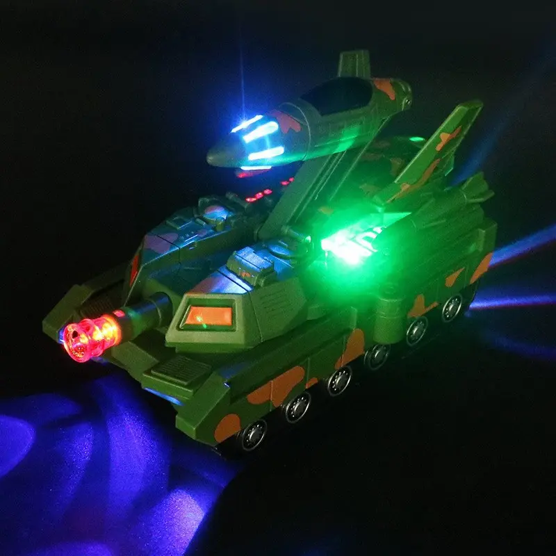 Unisex Smart Obstacle-Avoid Tank Electric Toy - Educational Science & Tech Toy for 3-4 Years Kids, Smart Auto Dodging, Auto Deformation, Flashing Lights, Cheerful Music Adds Fun, Sturdy for Drops, Holiday/Birthday Gift