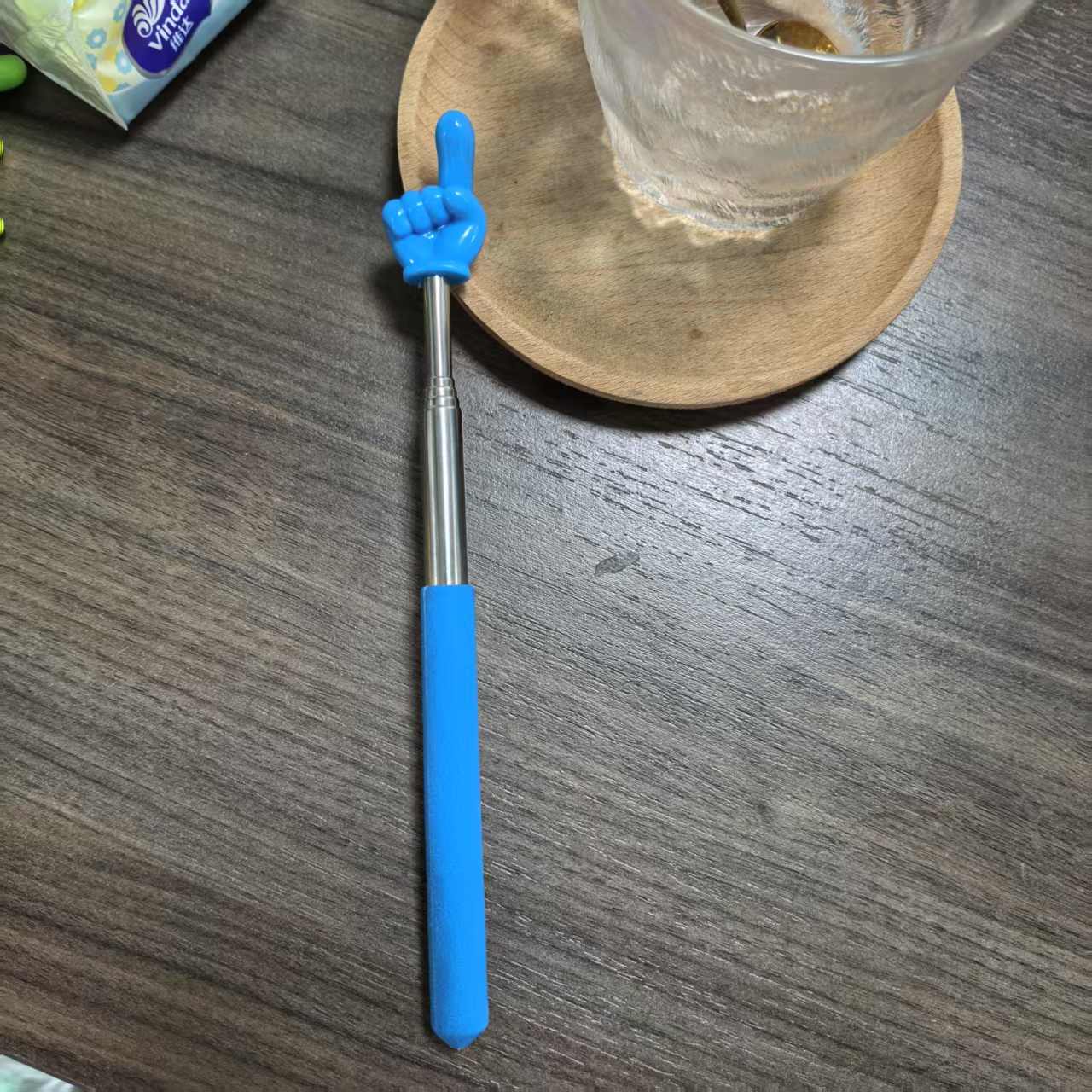 Adjustable Finger Indicator Tool, Multi-Color Teaching Aid, Stainless Steel Teaching Supplies, Ideal for Classroom and Home Use