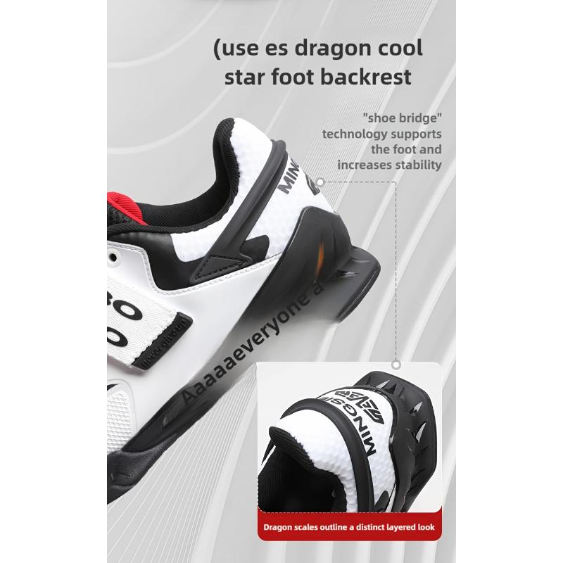 Professional weightlifting shoes crafted for heavy-duty lifting and high-intensity functional training, featuring sturdy anti-slip rubber soles that deliver excellent stability for men’s deep squat movements.